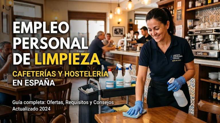 Empleos de personal de limpieza para hostelería en España